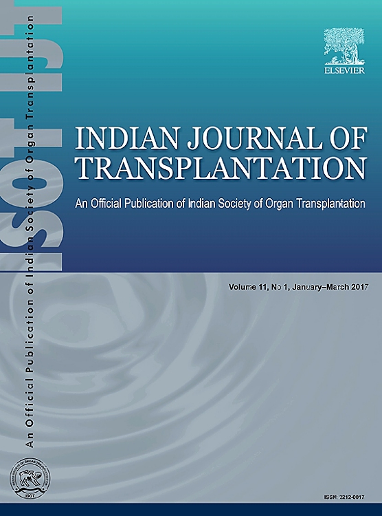 Go to journal home page - Indian Journal of Transplantation